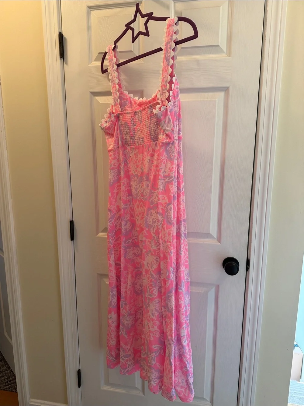 NWOT Lilly Pulitzer Pink Floral Maxi Dress - Picture 3 of 4